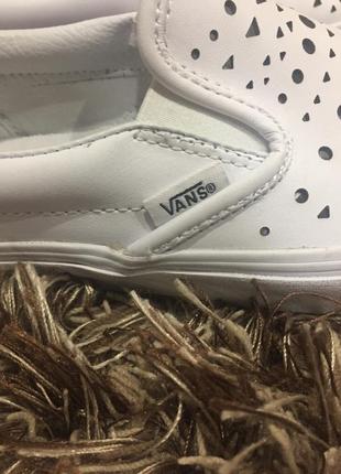 Кожаные слипоны мокасины vans2 фото