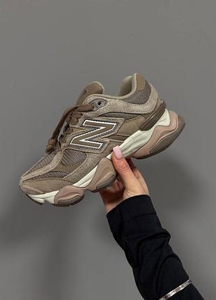 Кроссовки женские new balance 9060 | brown beige premium
