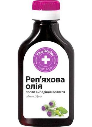 Масло для волос 100мл репейное против выпадения тм the doctor health care
