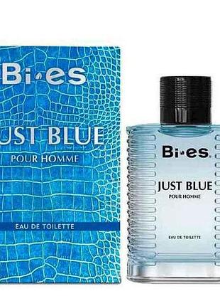 Туалетна вода д/чол just blue pour homme 100мл тм bi-es