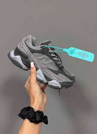 Кроссовки женские new balance 9060r | graphite grey