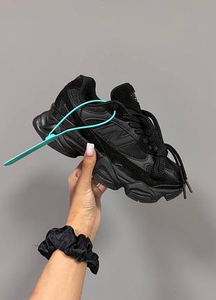 Кроссовки женские new balance 9060r | full black