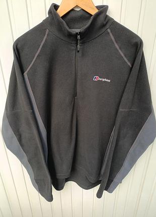 Флисовая кофта berghaus (half zip fleece) - размер l