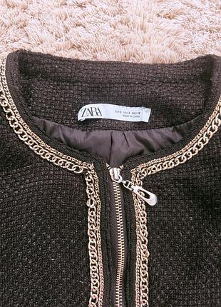Твідовий піджак zara 3