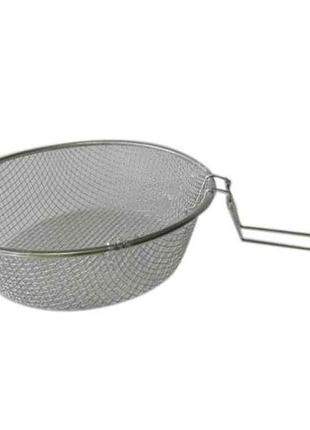 Фритюрница нерж. сталь с ручкой 26*8см vt6-19311 18591 тм vitol