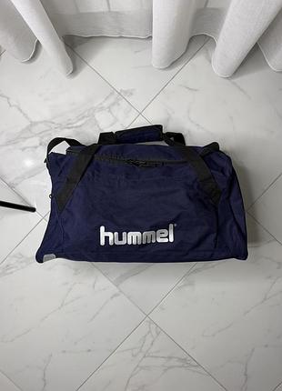 Спортивна сумка hummel оригінал синя дорожня містка