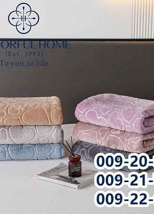 Плед 180*200 микрофибра арт.009-21 серый тм colorfulhome