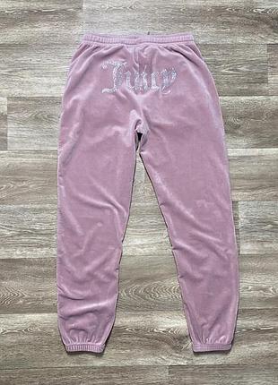 Оригінальні рожеві спортивні штани juicy couture