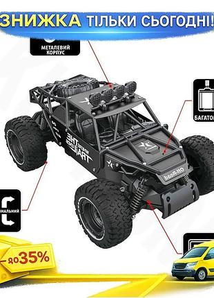 Ku автомобиль off-road crawler universal fit радиоуправляемый race черный металлический джип для детей uni2l_k