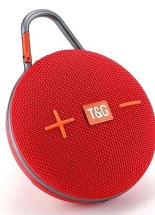 Портативная колонка bluetooth tg648, с функцией speakerphone, радио, red тм tg
