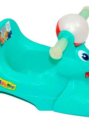 Горшок пласт. детский bags bunny бирюзовый тм консенсус
