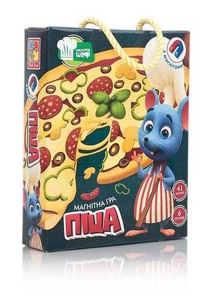 Игра развивающая пицца магнитная vt3004-02 тм vladi toys