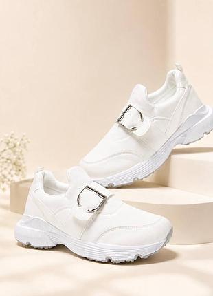 Женские кроссовки белые 36-41р. арт: j808