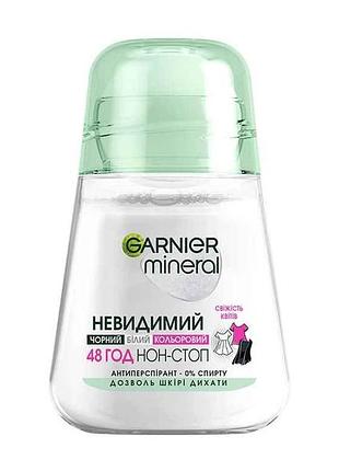 Дезодорант (ролик) жіночий 50 г невидимий свіжість квітів тм garnier fructis