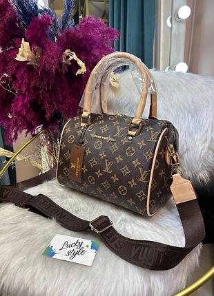 Сумка коричнева монограм 25 см 96303 4