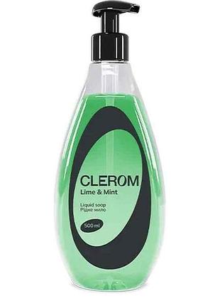 Мыло жидкое 500мл lime and mint тм clerom