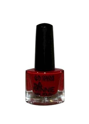 Лак для ногтей mini 032 (np-16) насыщенно-красный 5ml тм colour intense