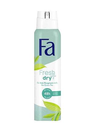 Дезодорант (аерозоль) 150г fresh dry зелений чай тм fa