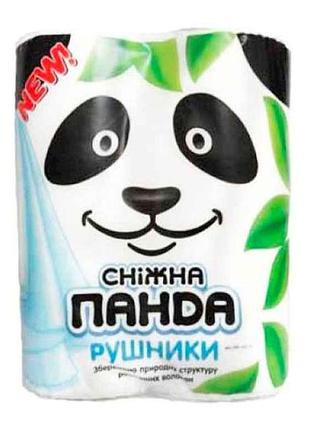Полотенца бумажные 2 шт/уп, тм снежная панда