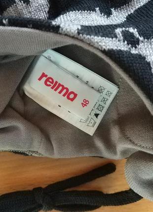 Зимова вовняна шапка reima atuk 48 см 0-2 роки всередині з флісом рейма шерсть9 фото