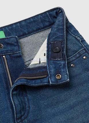 Детские синие wide джинсы benetton s 2