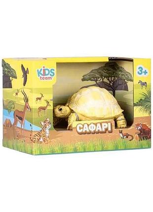 Фигурка животного сафари q9899-a63 желтоватая черепаха тм kids team animals