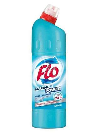 Гель для миття унітазу 1л toilet gel оcean тм flo