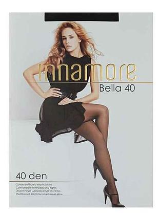 Колготки черный/nero женские полиамидные классические bella 40den р.4 тм innamore