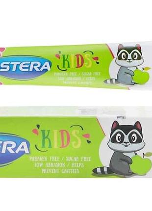 Зубная паста 50г детская -kids яблоко тм astera