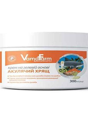 Крем на гелевій основі акулій хрящ 300мл тм vamafarm
