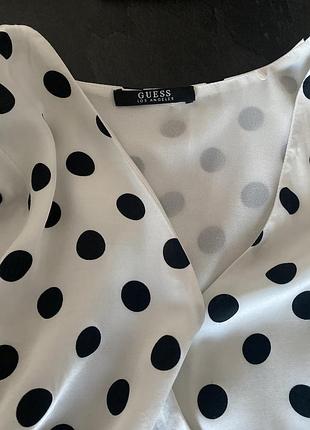 Блуза guess в горошок