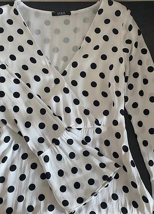 Блуза guess в горошок 2
