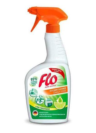 Засіб д/видалення жиру д/кухонь kitchen cleaner 750мл тм flo