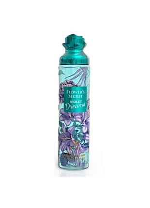 Парфюмированная вода для тела 250 мл flowers secret violet dreams тм emper
