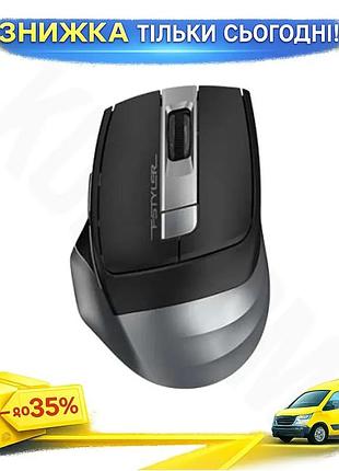 Ku мышь a4tech fstyler universal fit беспроводная оптическая grey 2000dpi для пк эргономичная компьюте uni2l_k