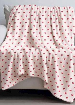 Плед 150*200 набивной sweet hearts тм белтекс