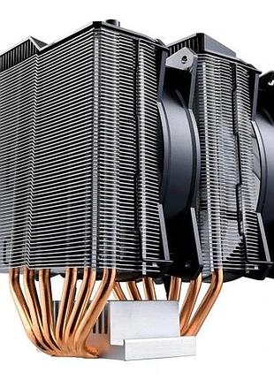 Ku кулер для процессора universal fit cooler master 150 вт активное охлаждение для amd rgb с двойным в uni2l_k 4