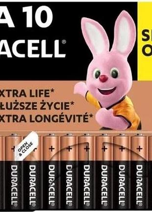 Ku батарейка aaa duracell universal fit duralock basic щелочная 10 шт 1.5v для электроники игрушек бат uni2l_k 3