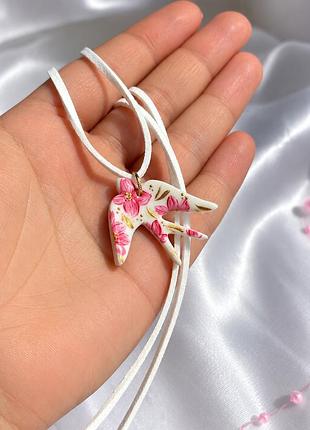 Підвіска з полімерної глини 🌸