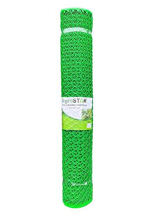 Сетка пласс.для ограждения"agrostar"40*40мм(1,2*20м)р*