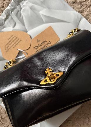Сумка жіноча vivienne westwood anita bag чорного кольору