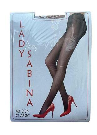 Колготи antracite капронові classic 40den р.4 тм lady sabina