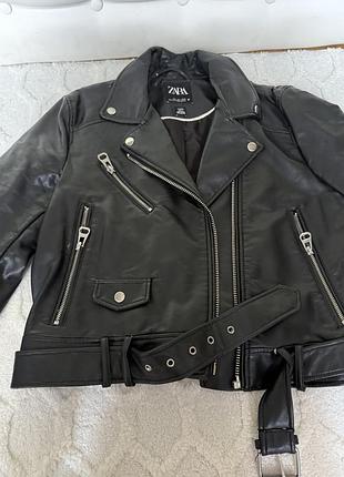 🖤 стильна куртка-косуха zara 6