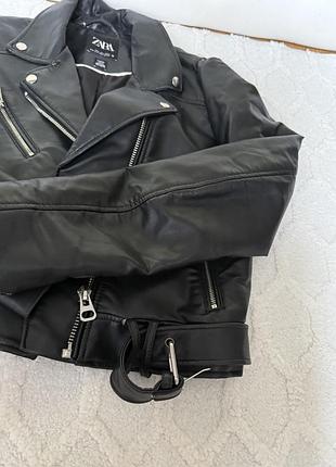 🖤 стильна куртка-косуха zara 3