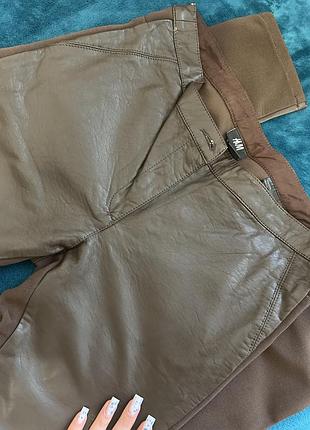 Лосіни h&m з еко шкіри 6