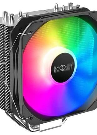 Ku кулер для процессора universal fit pccooler paladin 400 argb башенный охладитель для intel amd до 2 uni2l_k 3