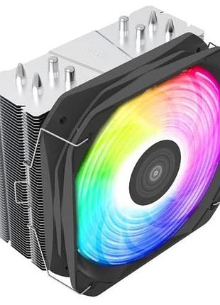 Ku кулер для процессора universal fit pccooler paladin 400 argb башенный охладитель для intel amd до 2 uni2l_k 4