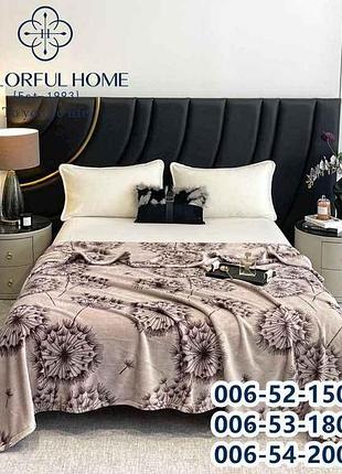 Плед 150*200 мікрофібра арт.006-52 тм colorfulhome