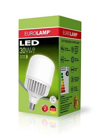 Лампа светодиодная 30w e27 4000k сверхмощная (12) тм eurolamp