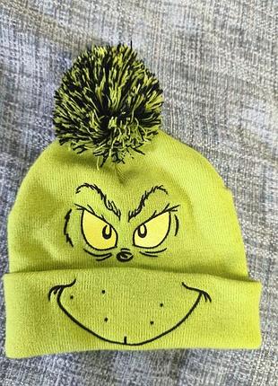 Шапка primark dr.seuss grinch